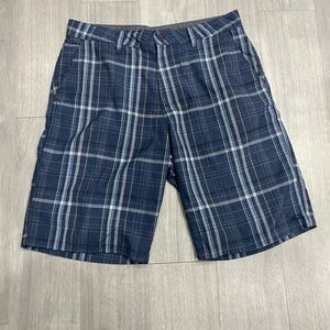 O’neill Oneill Blue Plaid Golf Beach Skate Mens Size 38